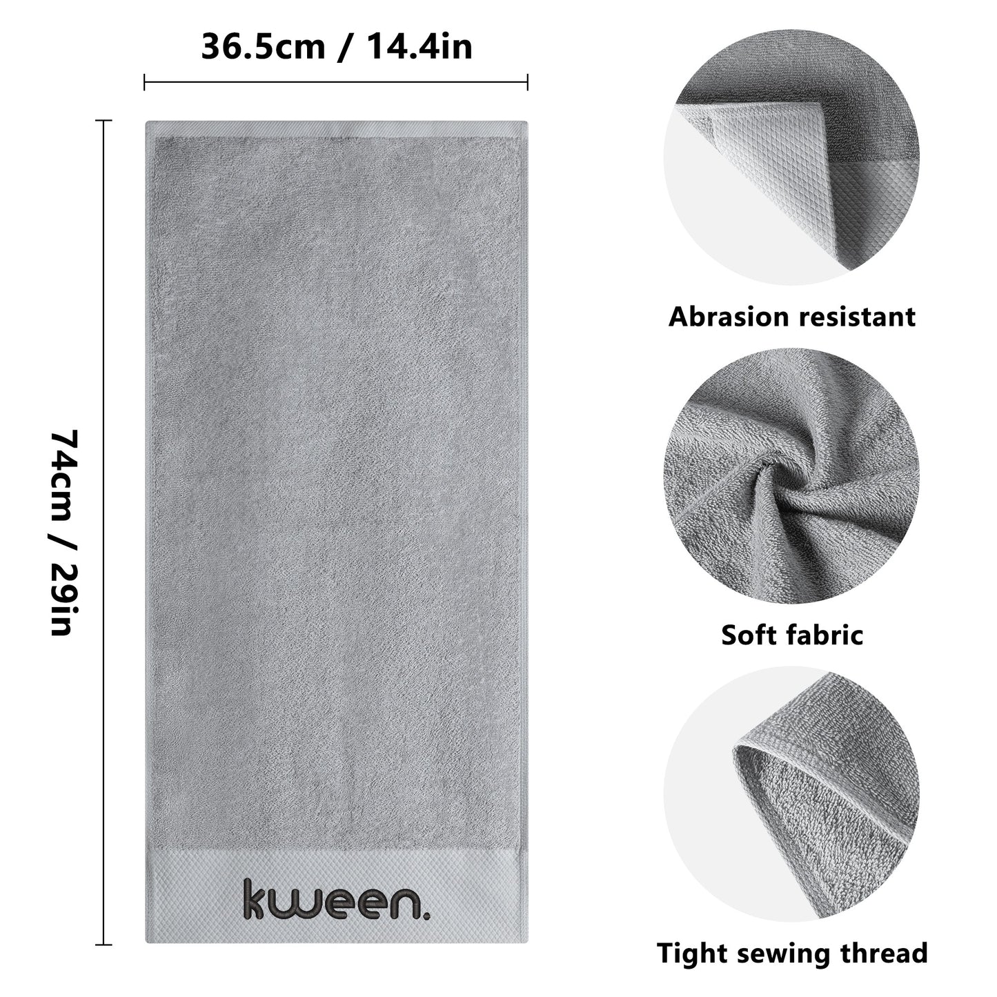 Kween - Embroidered BathTowel